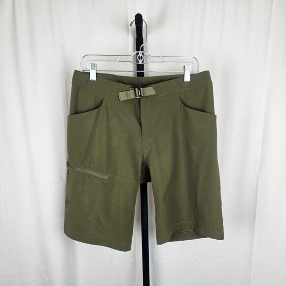Arc'teryx Lefroy Short 11" Olive Green Technical Hiking Shorts Size 34 - Picture 1 of 7